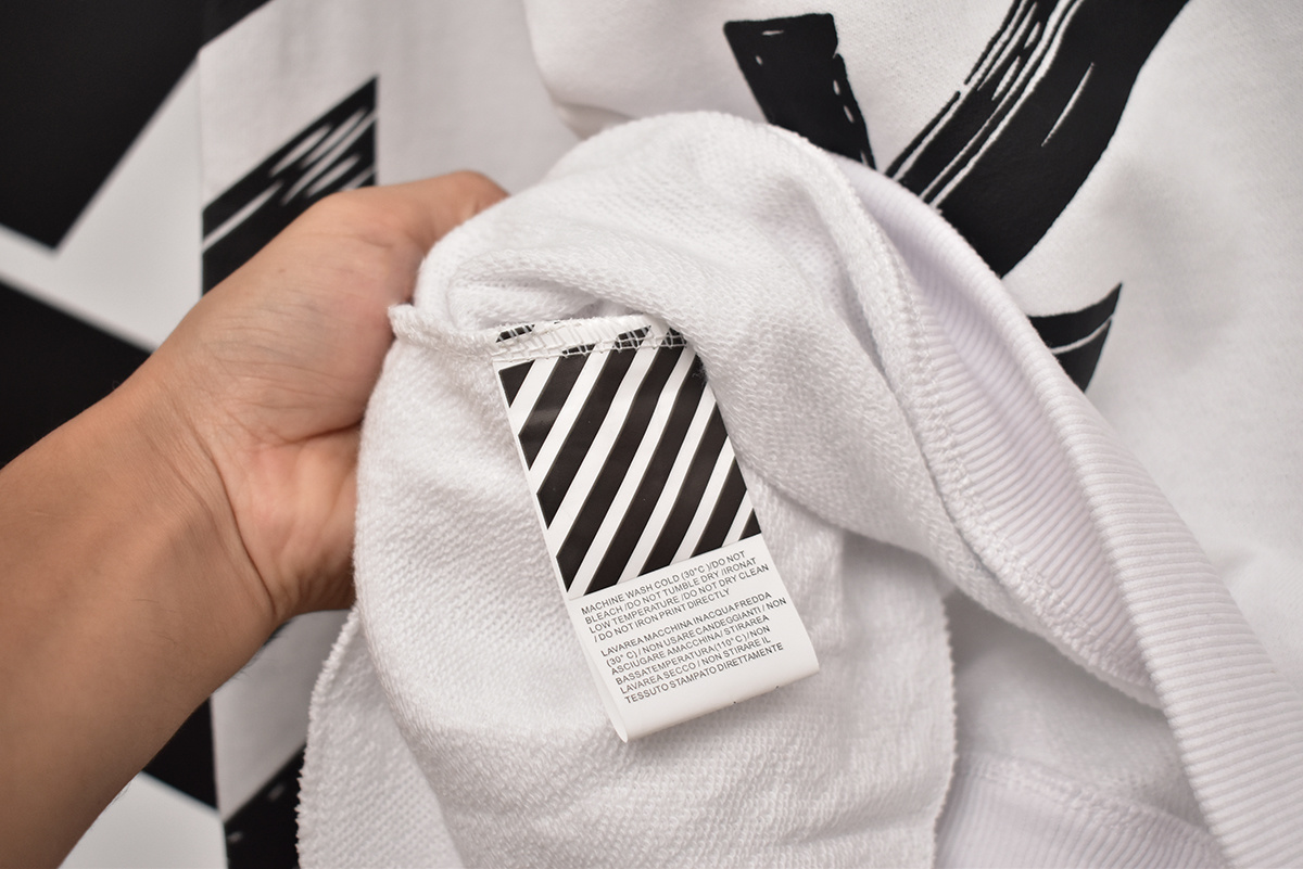 Off-White Terry Fleece Graphic Sweatshirt 811