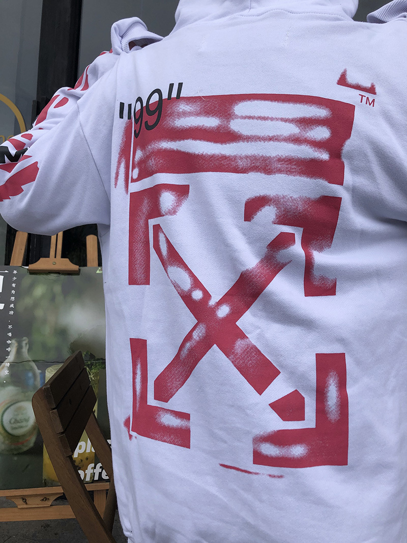 Off-White Terry Fleece Graphic Sweatshirt 812