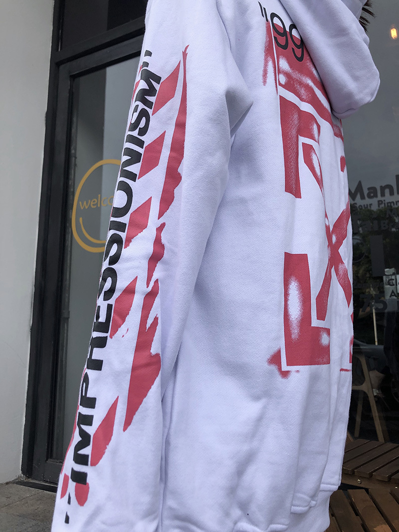 Off-White Terry Fleece Graphic Sweatshirt 812
