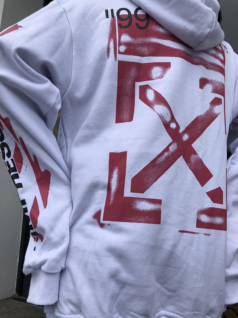 Off-White Terry Fleece Graphic Sweatshirt 812