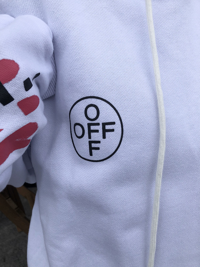 Off-White Terry Fleece Graphic Sweatshirt 812