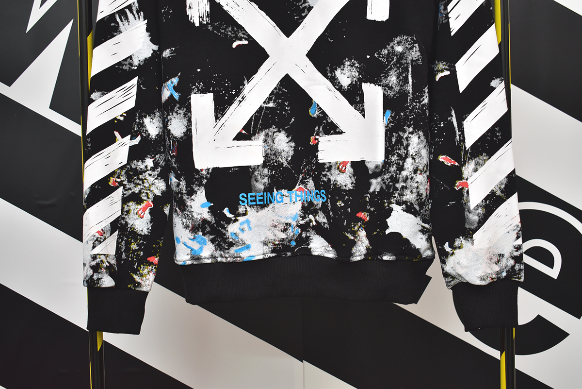 Off-White Terry Fleece Graphic Sweatshirt 815