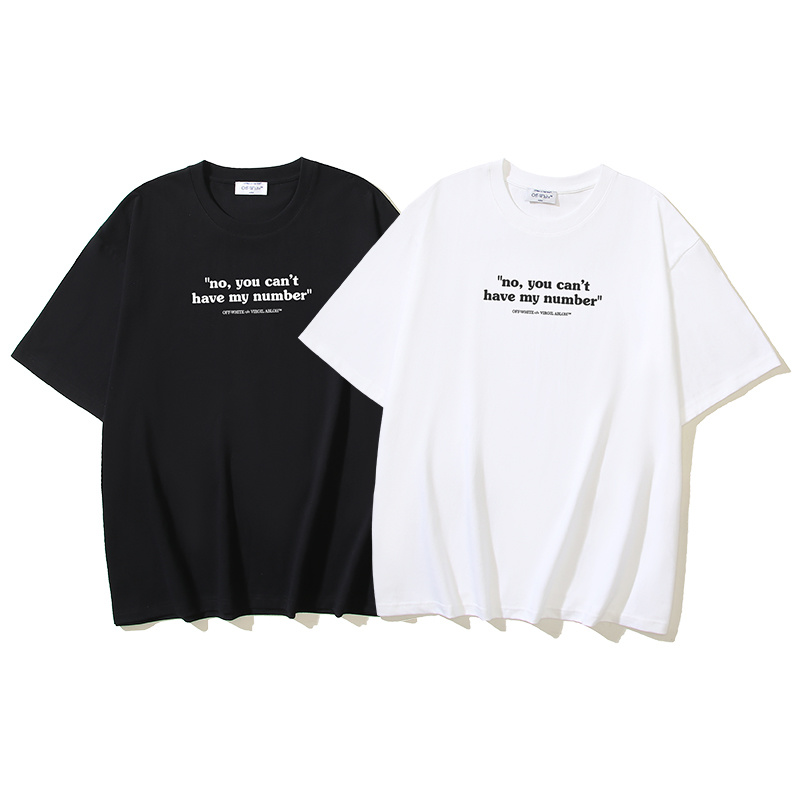 Off-White Text Letter Heavyweight T-Shirt H100 194