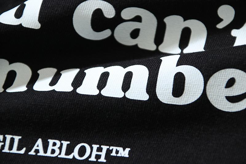 Off-White Text Letter Heavyweight T-Shirt H100 194