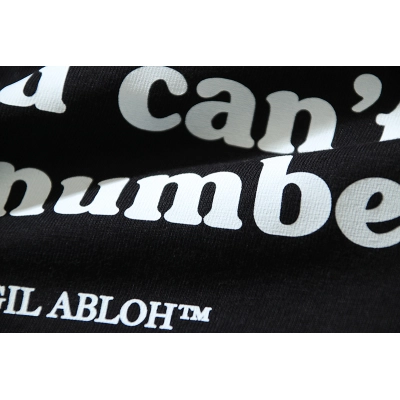 Off-White Text Letter Heavyweight T-Shirt H100 194 02