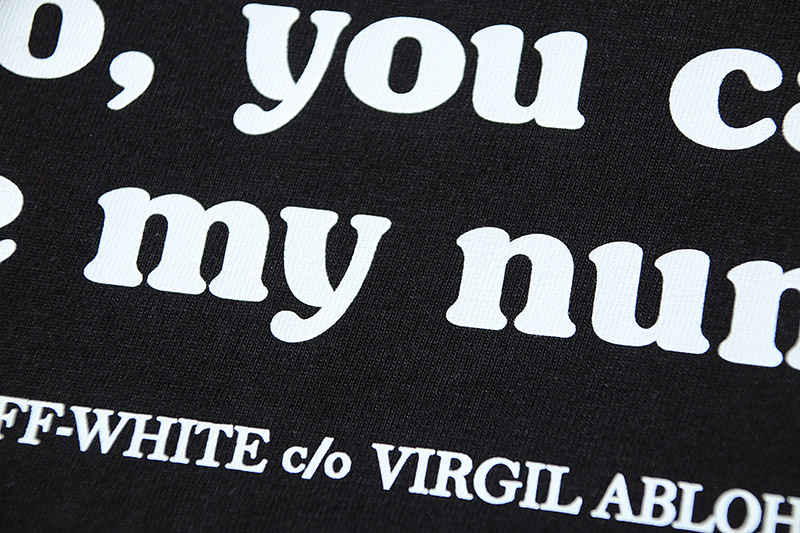 Off-White Text Letter Heavyweight T-Shirt H100 194