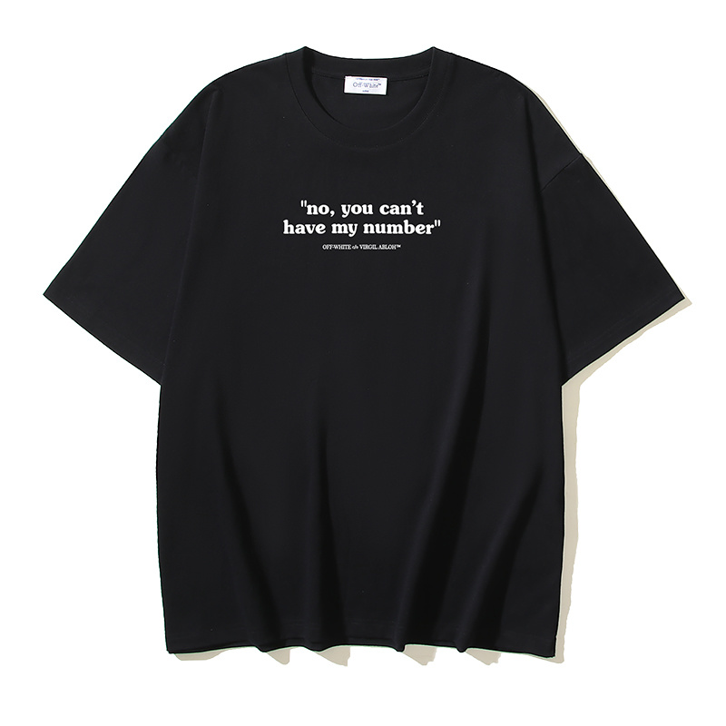 Off-White Text Letter Heavyweight T-Shirt H100 194