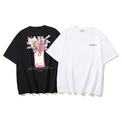Off-White Vase Floral Heavyweight T-Shirt 1361 01