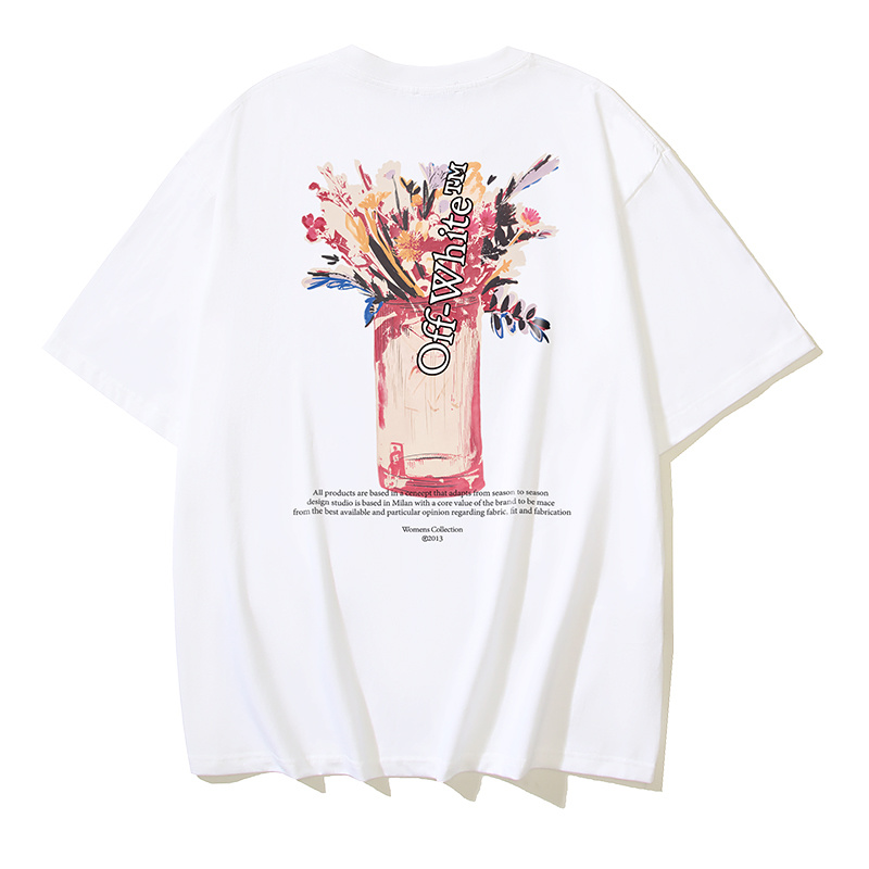 Off-White Vase Floral Heavyweight T-Shirt 1361