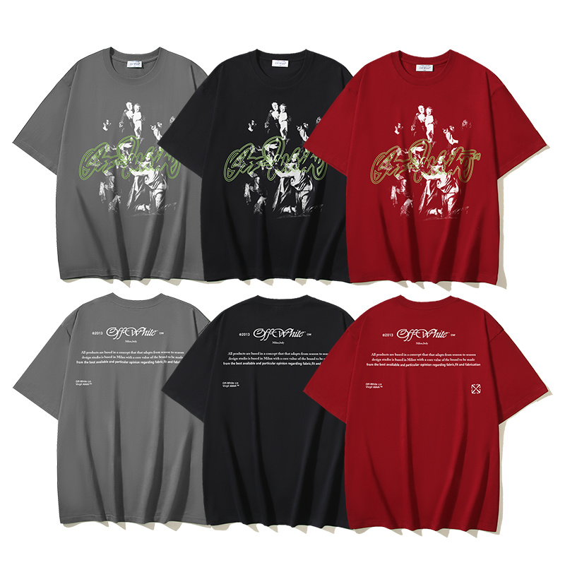 Off-White Vintage Oil Painting Portrait Heavyweight T-Shirt H110 1100