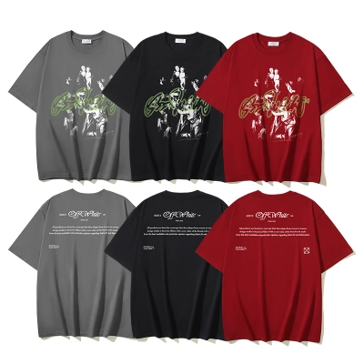 Off-White Vintage Oil Painting Portrait Heavyweight T-Shirt H110 1100 01