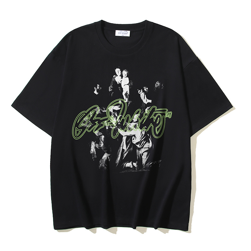 Off-White Vintage Oil Painting Portrait Heavyweight T-Shirt H110 1100