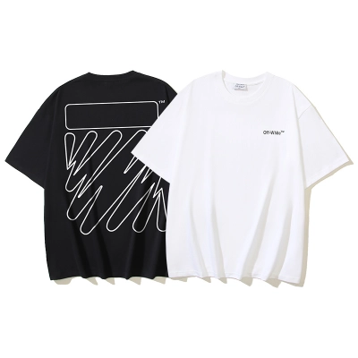 Off-White Wave Diagonal Stripe Heavyweight T-Shirt H100 171 01