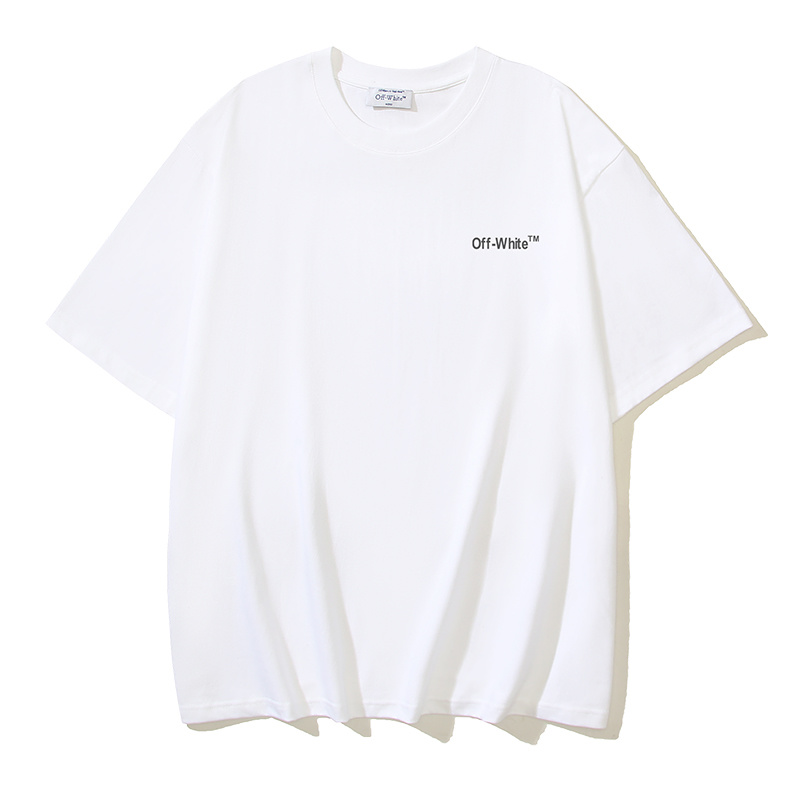 Off-White Wave Diagonal Stripe Heavyweight T-Shirt H100 171