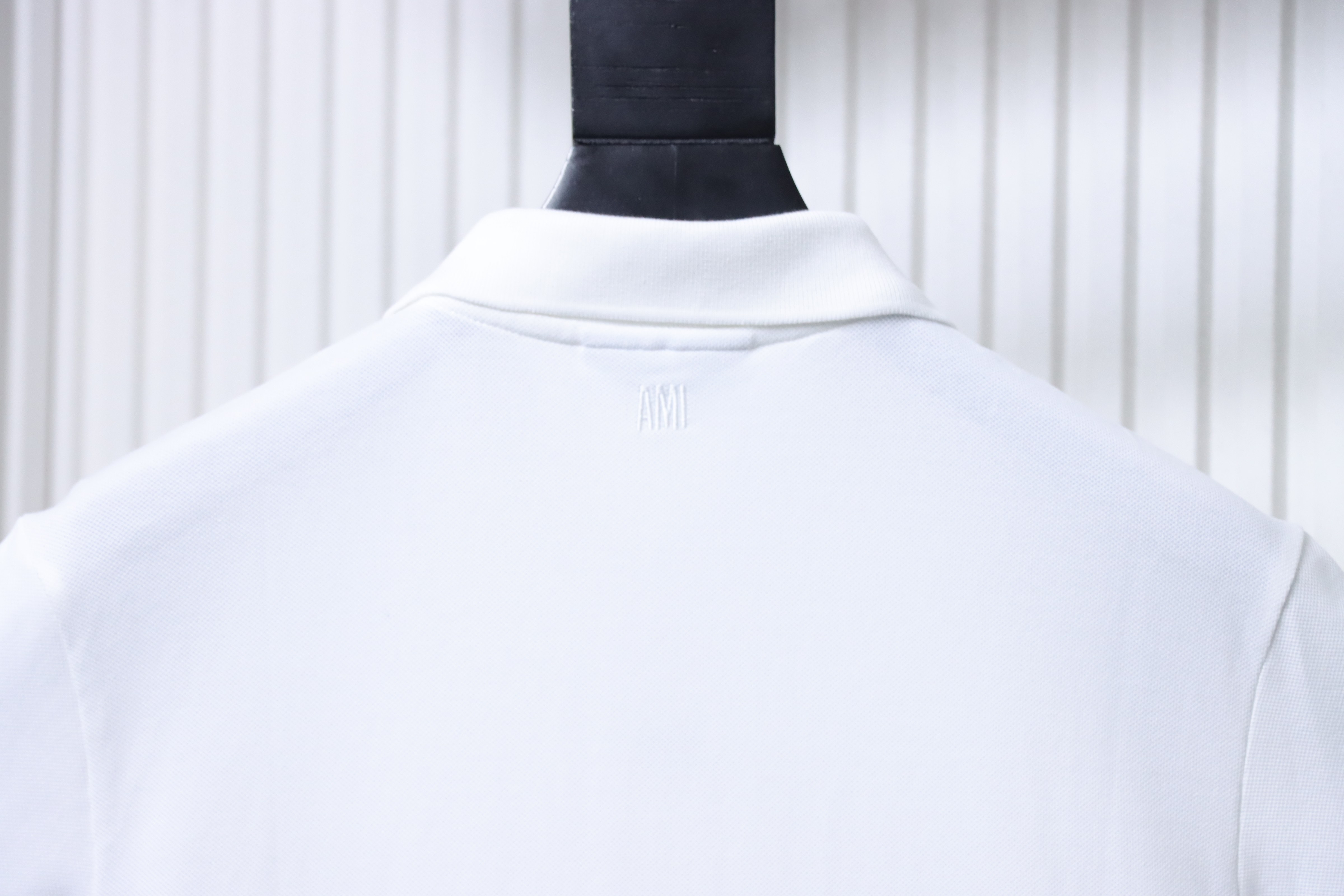 Amiri Classic Heart Embroidered White Polo Shirt h170