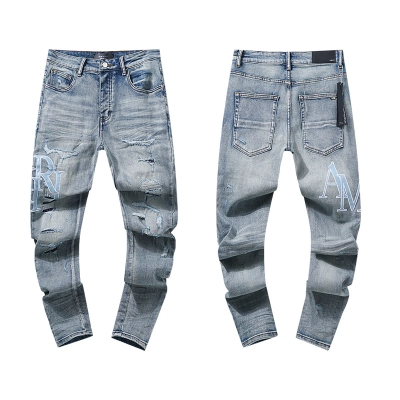 Amiri Distressed Light Blue Jeans H200 AM316 01