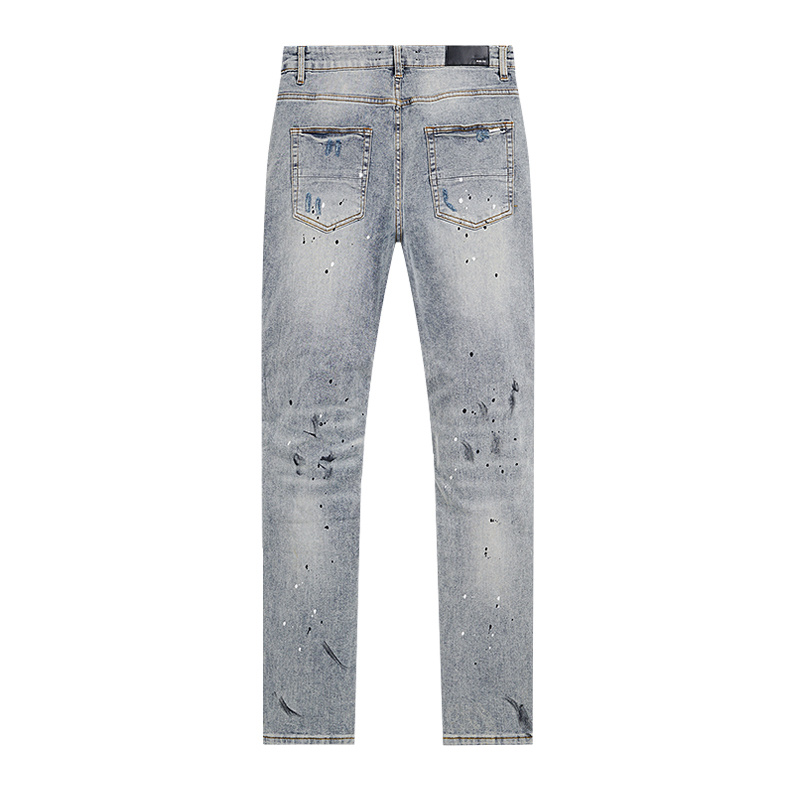 Amiri Distressed Light Blue Jeans H200 AM336