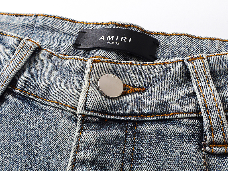 Amiri Distressed Light Blue Jeans H200 AM336