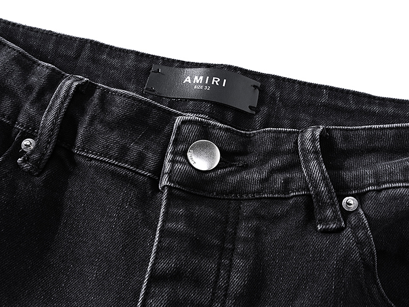 Amiri Distressed Slim Fit Gray Jeans H200 AM325