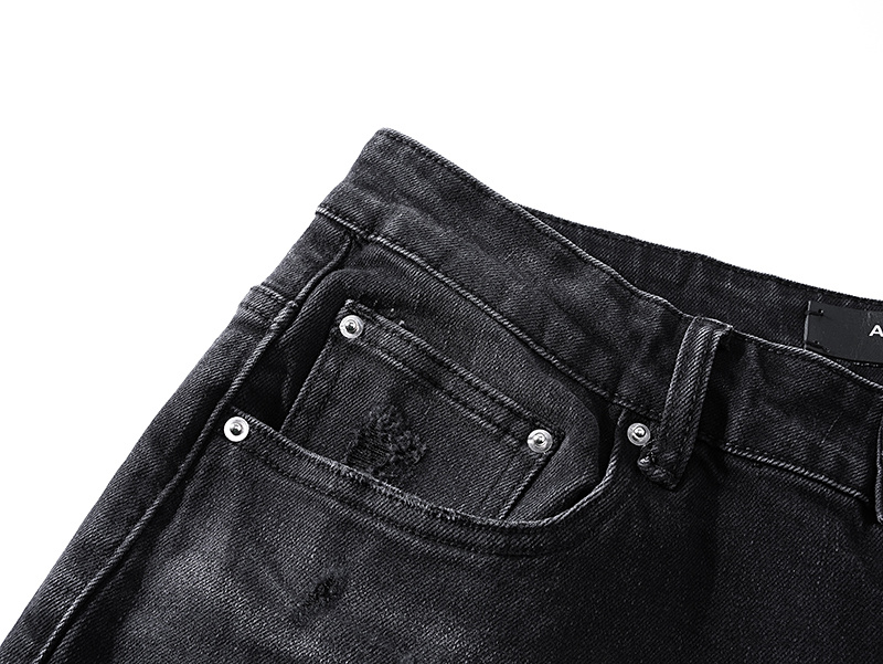 Amiri Distressed Slim Fit Gray Jeans H200 AM325