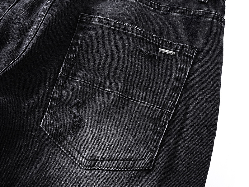 Amiri Distressed Slim Fit Gray Jeans H200 AM325