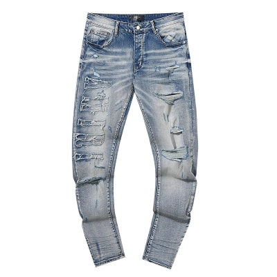 Amiri Distressed Slim Fit Light Blue Jeans H200 AM323 02