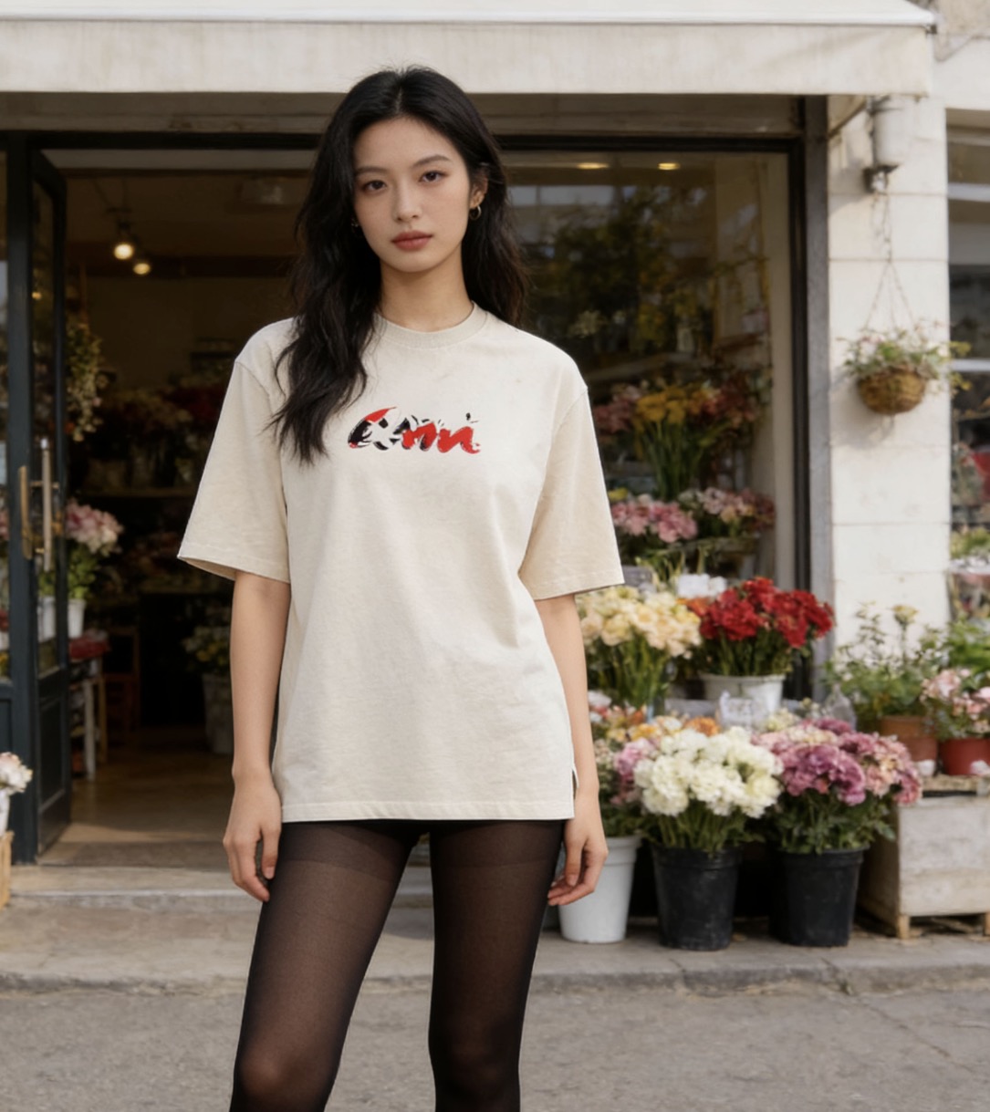 Amiri Floral Graphic T-Shirt h180