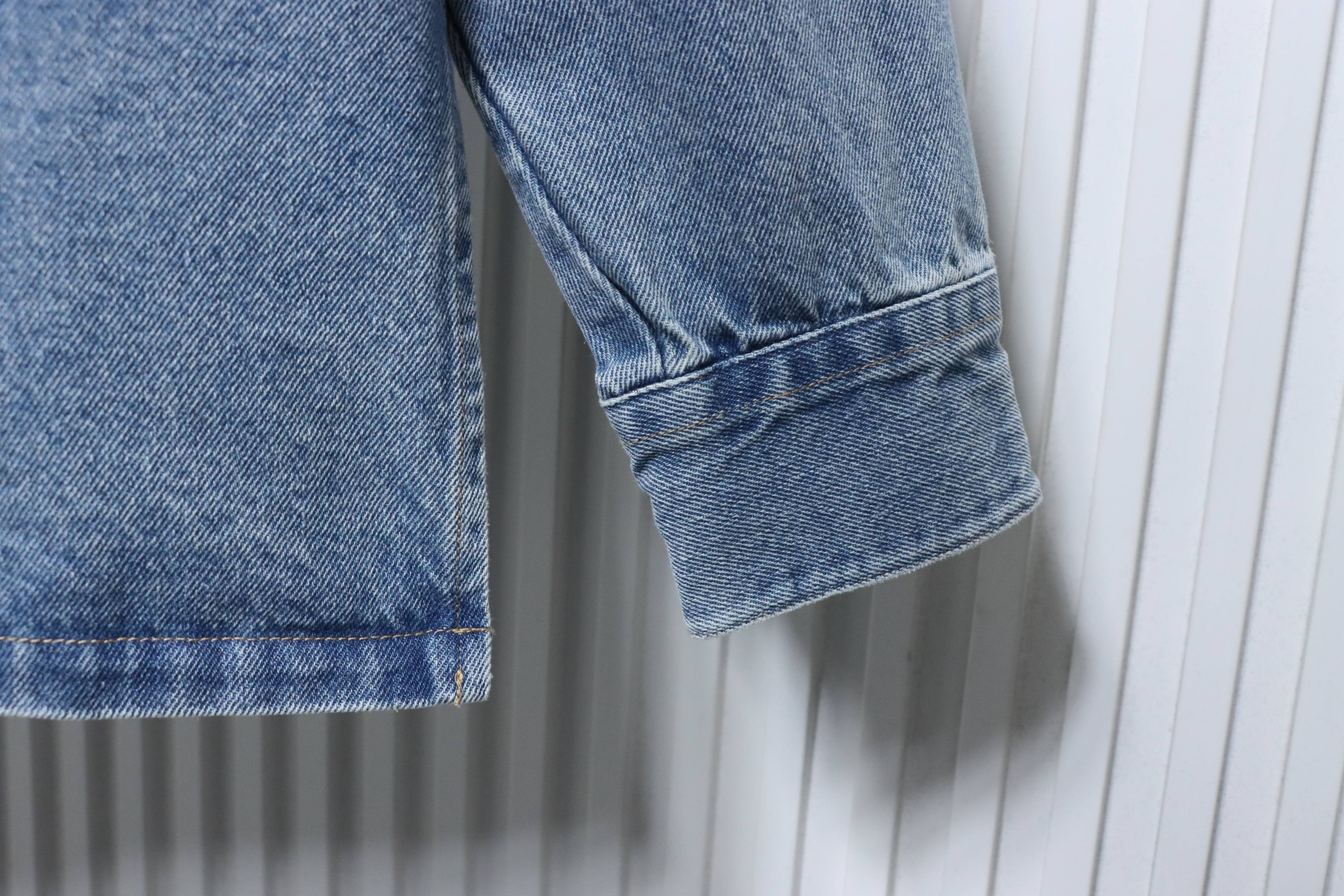 Amiri Heart Embroidered Denim Shirt h270