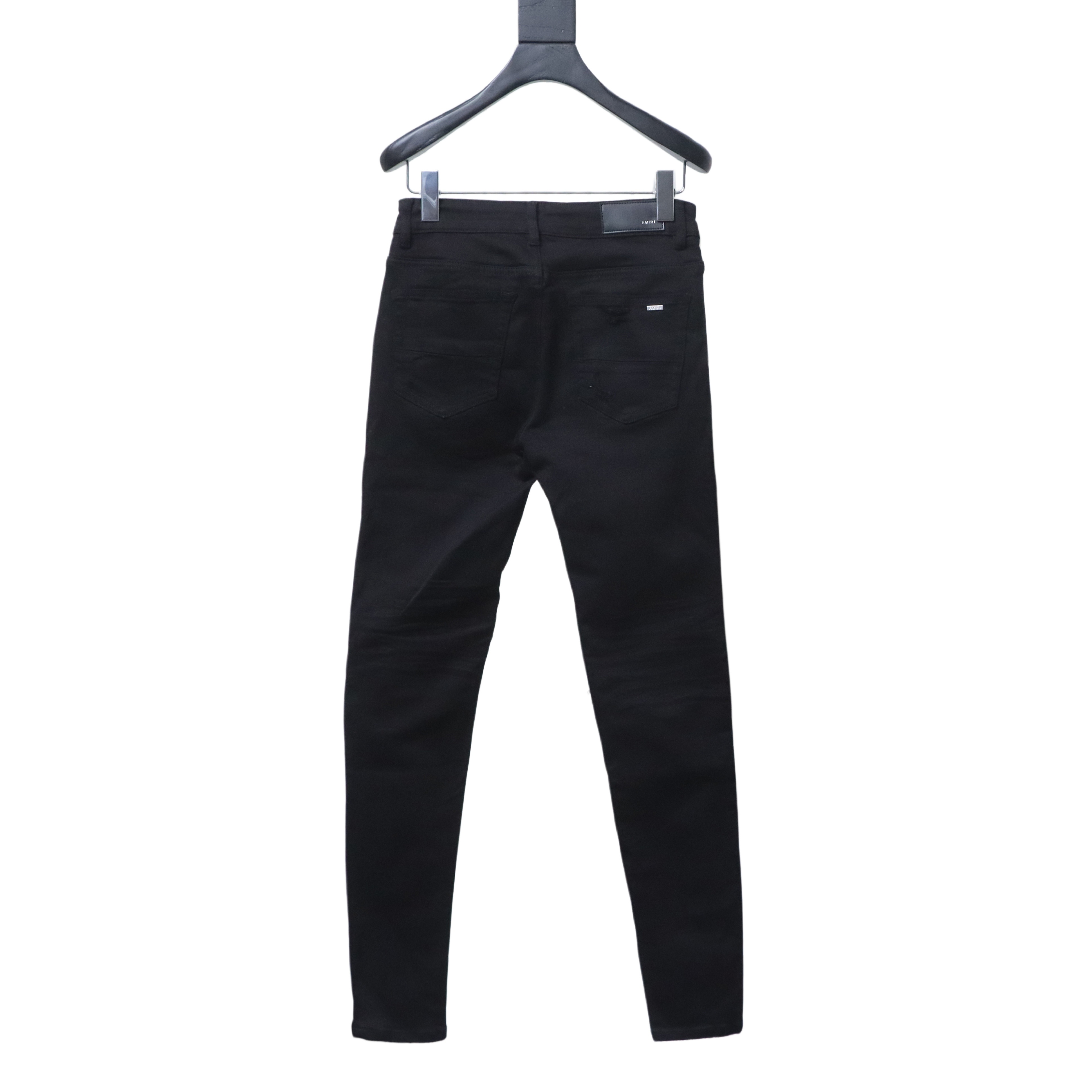 Amiri Knife Cut Distressed Jeans Black H200 AM601