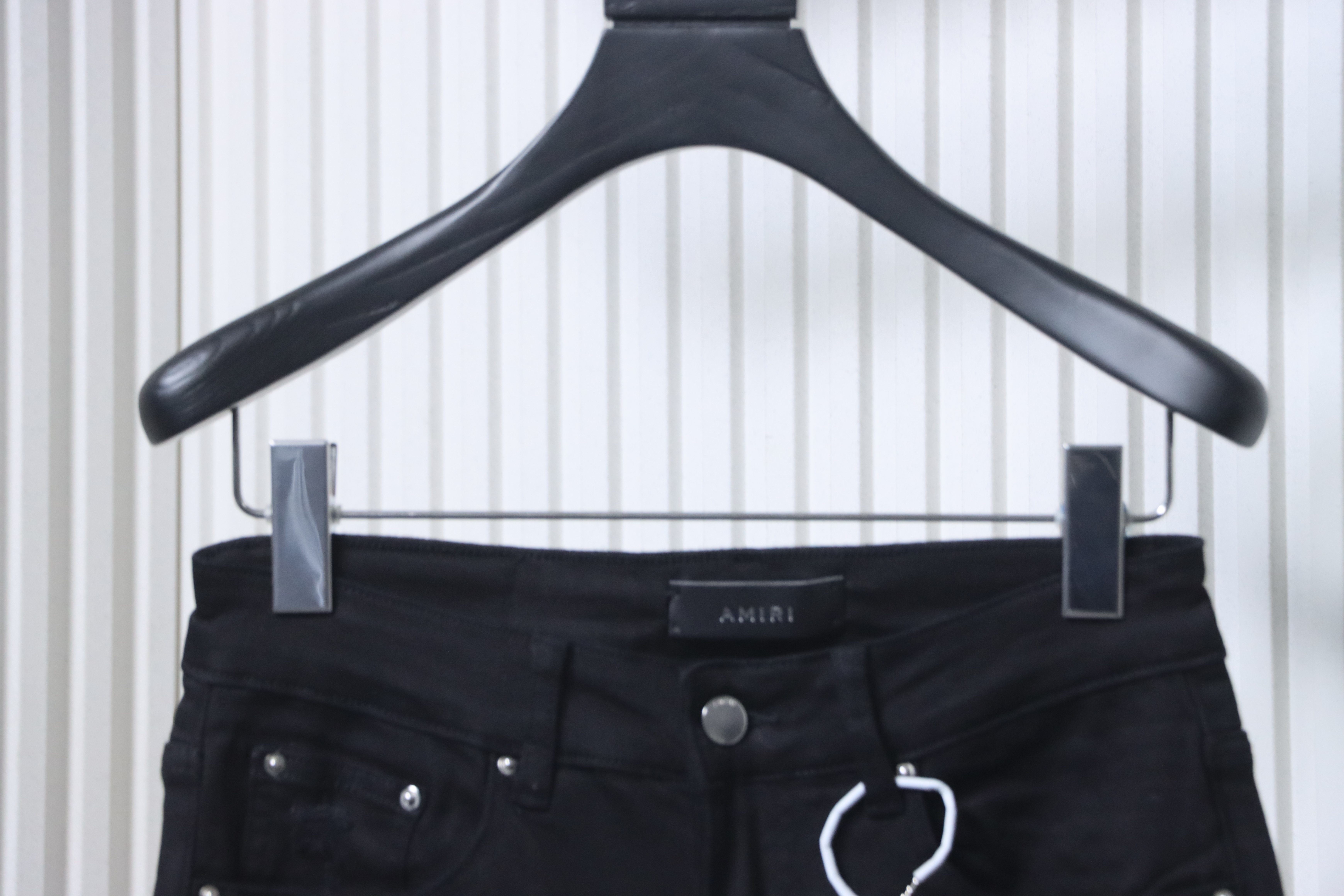 Amiri Knife Cut Distressed Jeans Black H200 AM601