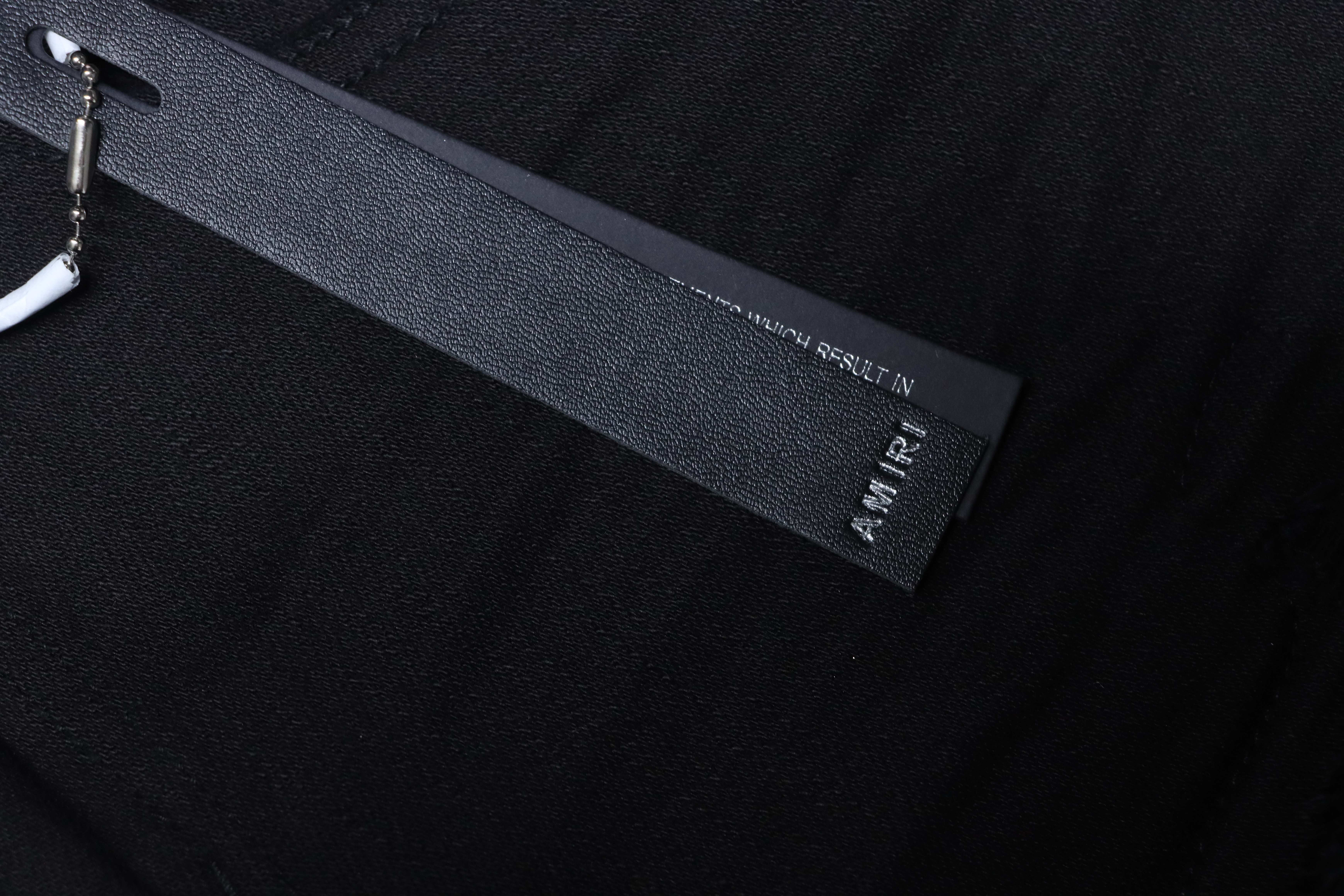 Amiri Knife Cut Distressed Jeans Black H200 AM601