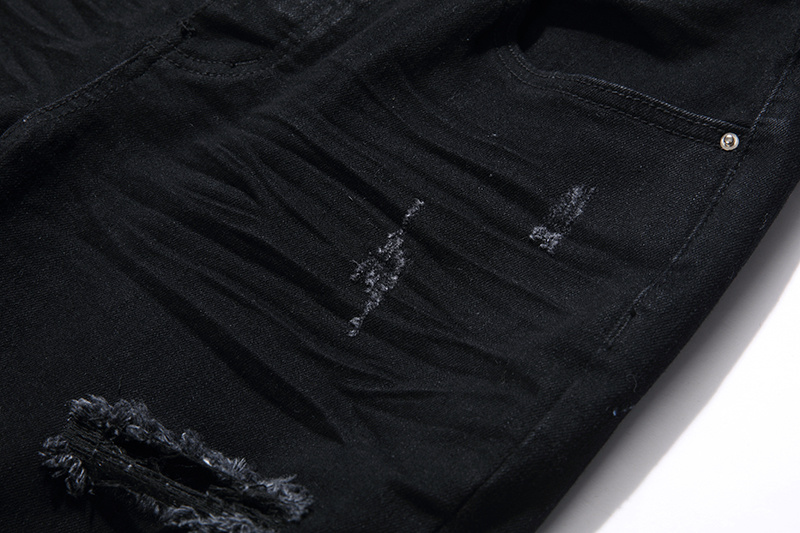 Amiri Logo Patch Black Jeans H200 AM301