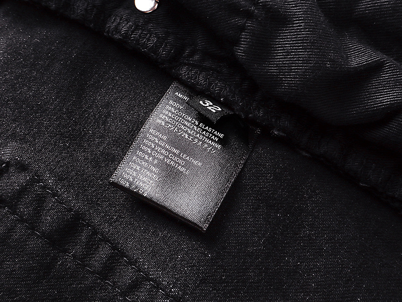 Amiri Logo Patch Black Jeans H200 AM327