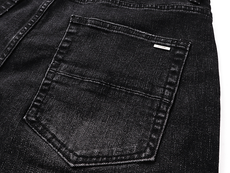 Amiri Logo Patch Black Jeans H200 AM327