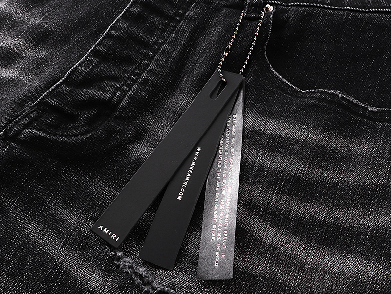 Amiri Logo Patch Black Jeans H200 AM327