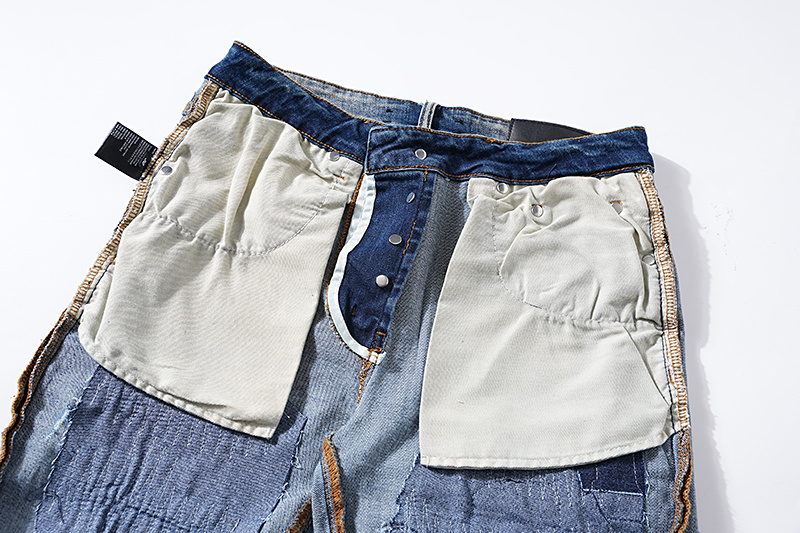 Amiri Logo Patch Blue Jeans H200 AM311
