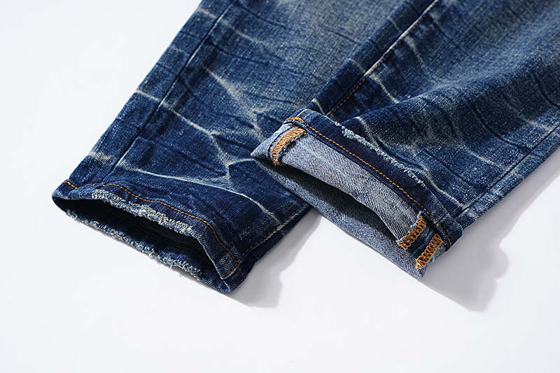 Amiri Logo Patch Blue Jeans H200 AM311