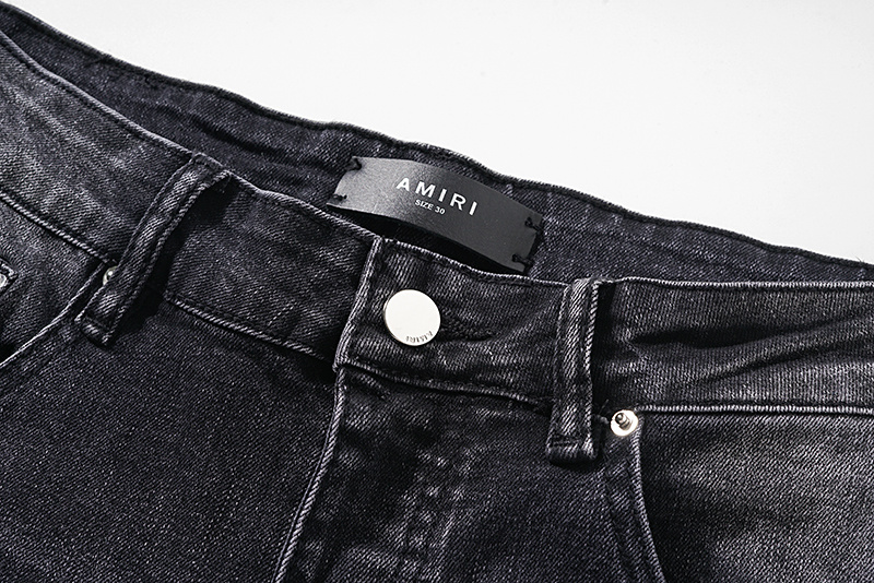 Amiri Logo Patch Light Blue Jeans H200 AM321