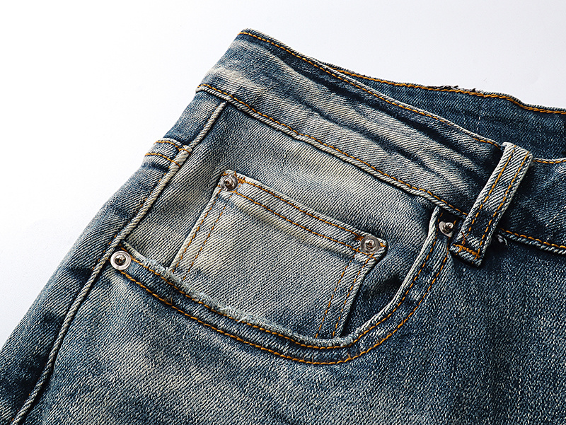 Amiri Logo Patch Light Blue Jeans H200 AM339