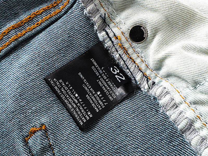 Amiri Logo Patch Light Blue Jeans H200 AM339
