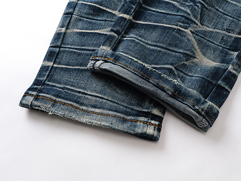 Amiri Logo Patch Light Blue Jeans H200 AM339