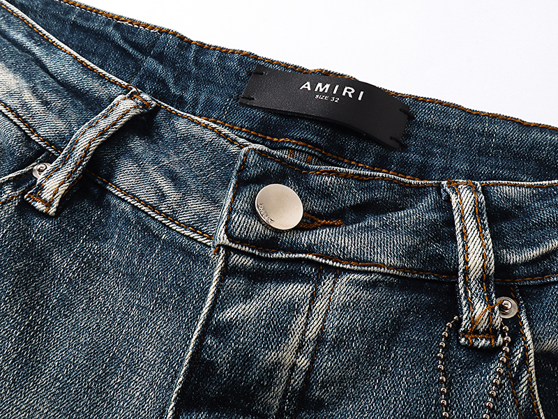 Amiri Logo Patch Light Blue Jeans H200 AM340