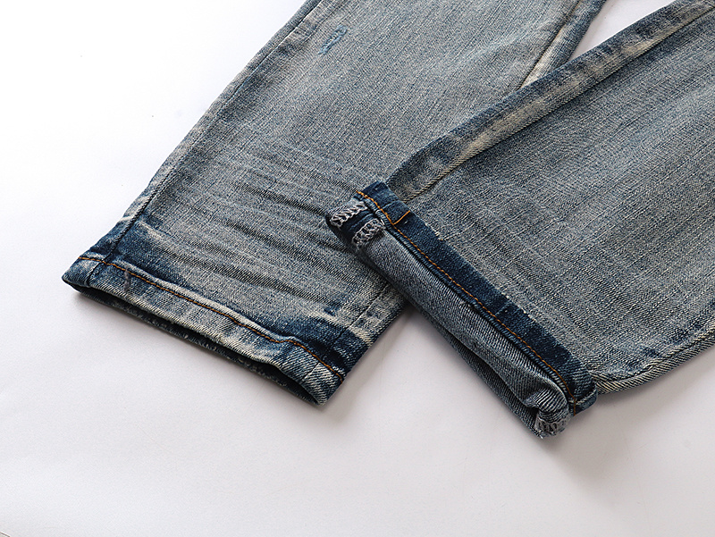 Amiri Logo Patch Light Blue Jeans H200 AM340