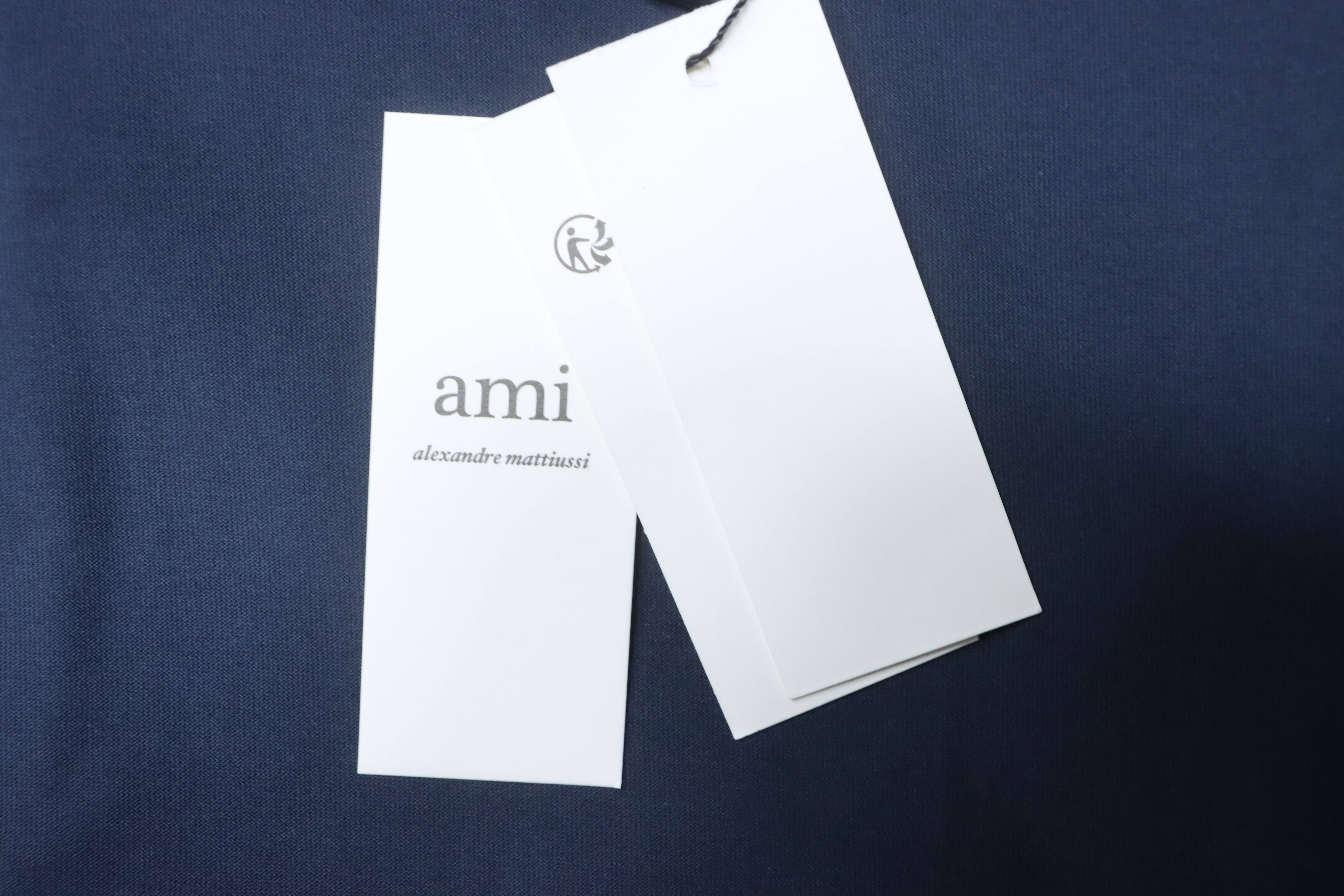 Amiri Minimal 3D Heart Logo Black T-Shirt h150