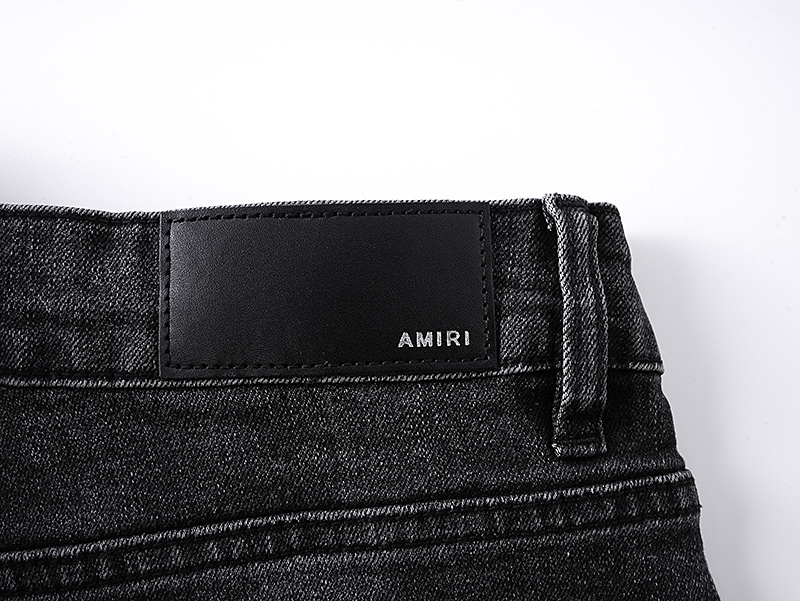 Amiri Multicolor Cross Patch Black Jeans H200 AM349
