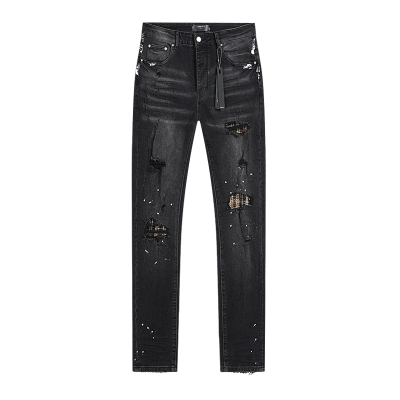 Amiri Paint Splatter Black Jeans H200 AM345 02