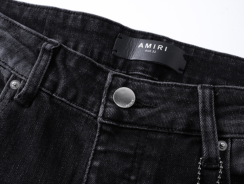 Amiri Paint Splatter Black Jeans H200 AM345