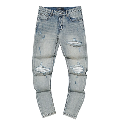 Amiri Red Logo Patch Black Jeans H200 AM319 02