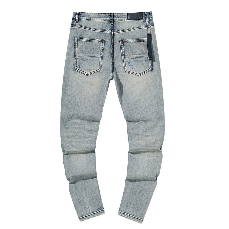 Amiri Red Logo Patch Black Jeans H200 AM319