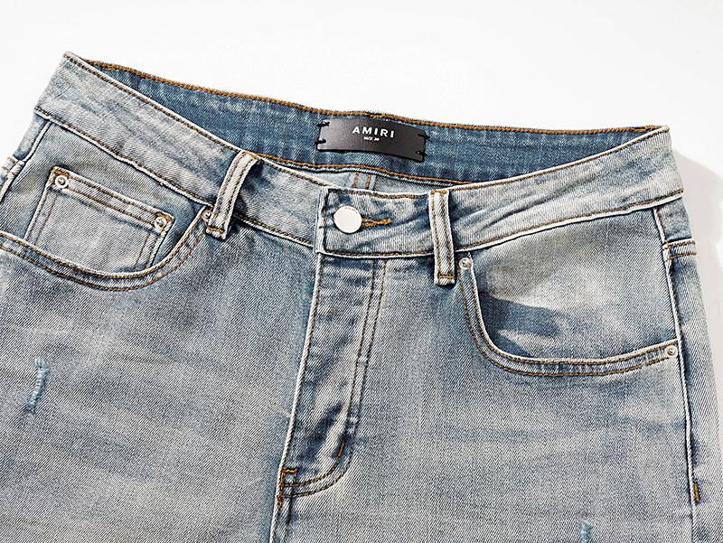 Amiri Red Logo Patch Black Jeans H200 AM319
